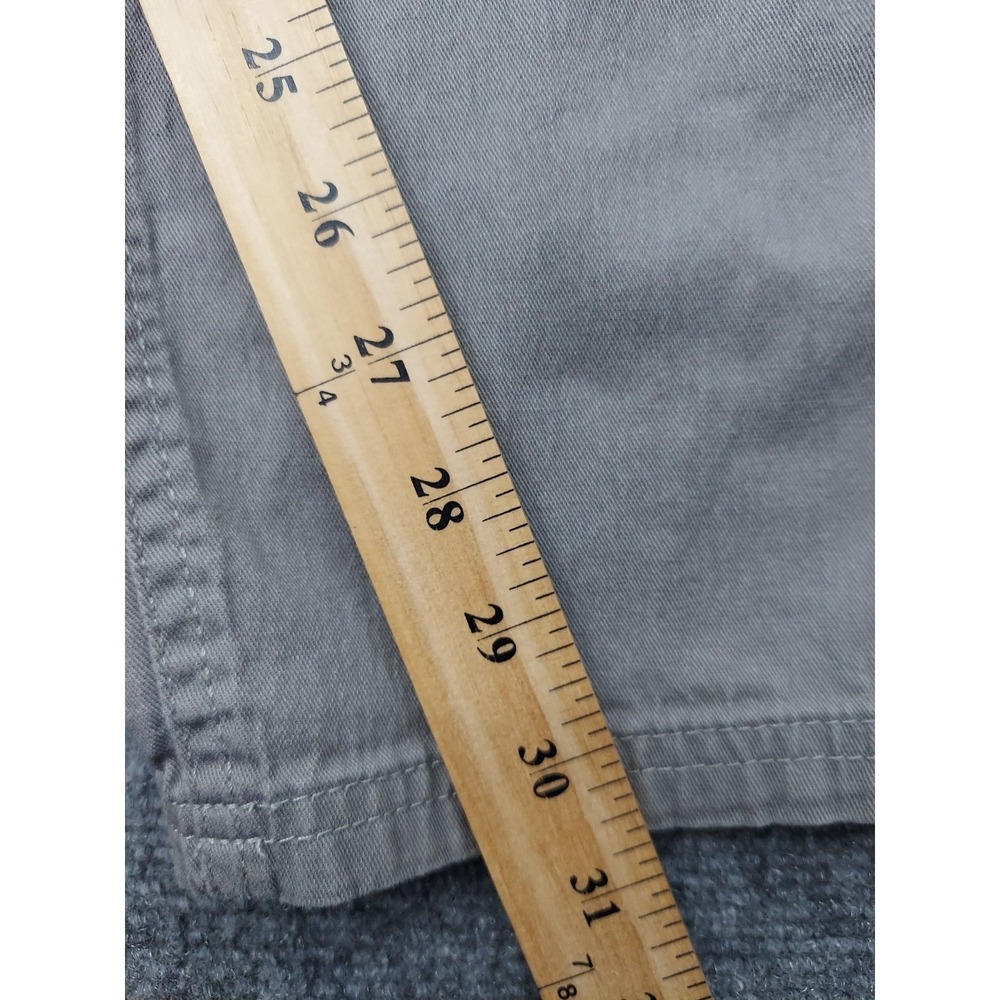 Oakley Chino Pants‎ Mens 36x32 Gray Straight Lightweight Casual Stretch Logo - Picture 8 of 12